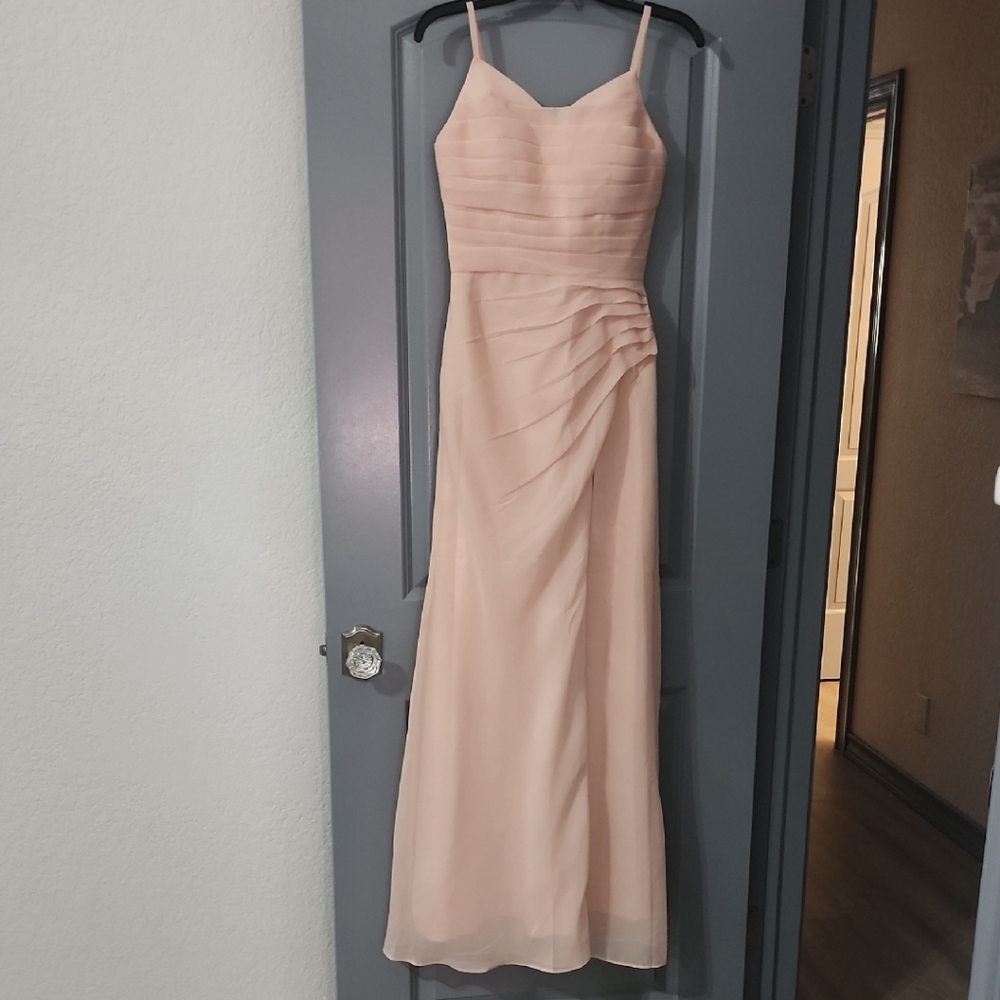 Chic Blush Pink Maxi Dress